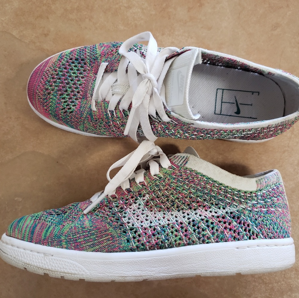 Women's Rainbow Nike Tennis Classic Ultra Flyknit